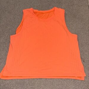 Lululemon Athletica Vibrant Orange Tank Top